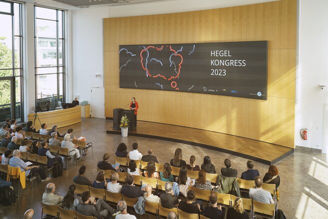 Hegelkongress im Rathaus Stuttgart 2023.