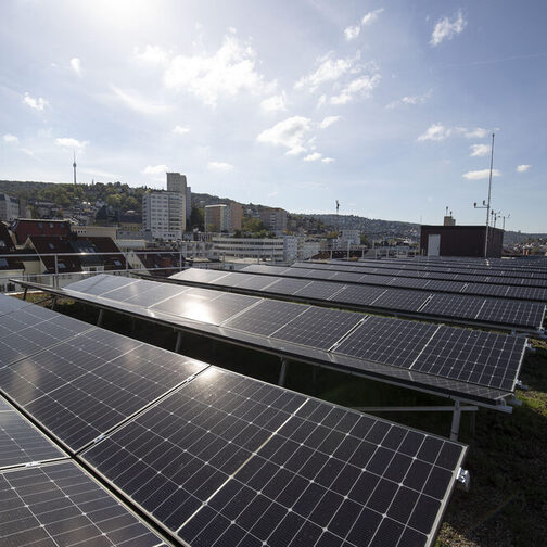 Photovoltaikanlagen auf stdtischen Gebuden