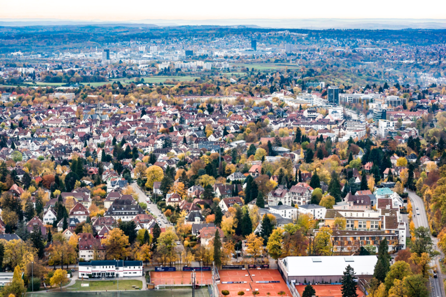 Blick auf Degerloch