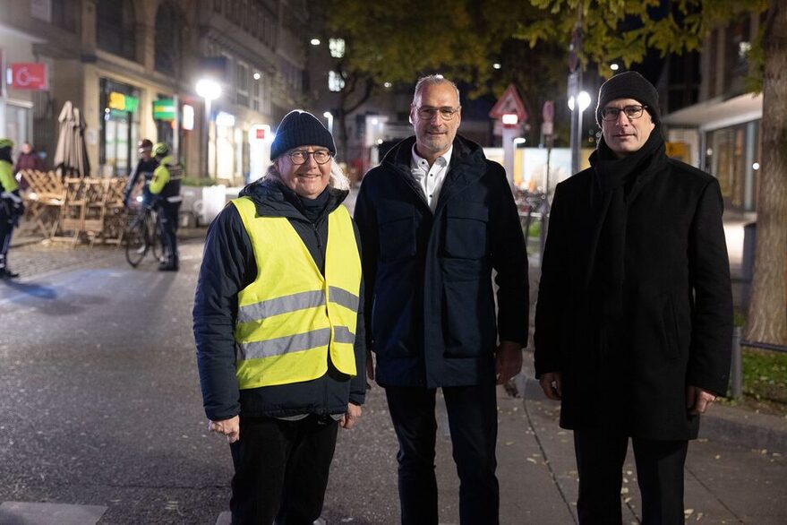 Nikolaus Fahrrad Check der Polizei Stuttgart