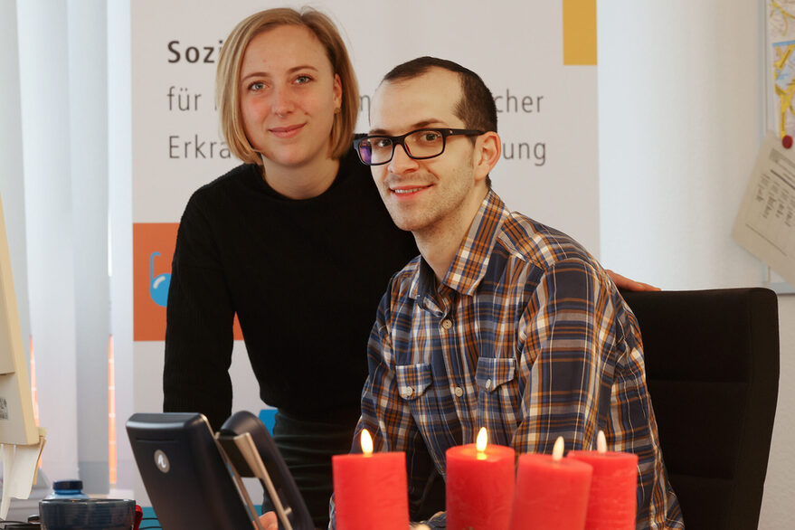 Selina Diener und Philipp Schülerin vom Team Erwachsene