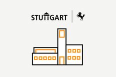 Rathaus mit Stuttgartlogo