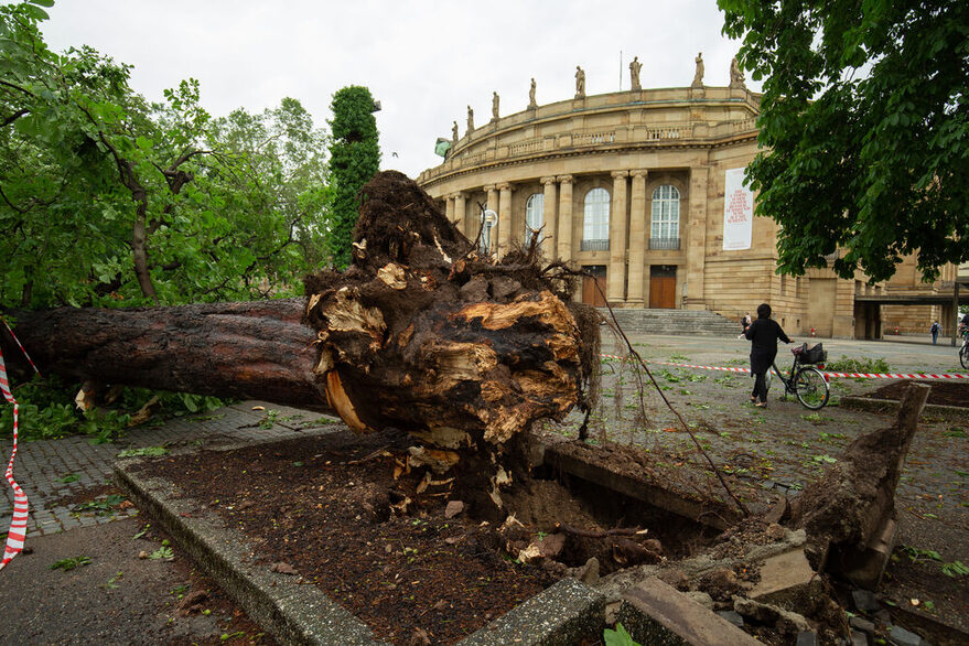 Unwetter in Stuttgart und der Region