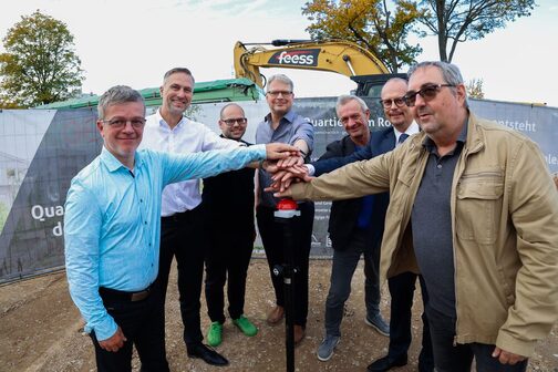 Björn Schnake, Bernd Heinl, Stephan Schwarz, Thorsten Donn, Andreas Hofer, Rüdiger Maier, Gisbert Renz (v.l.n.r.)