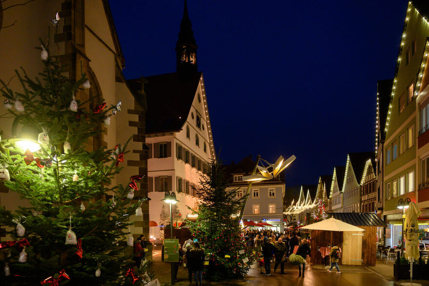 Nachtaufnahme Sternenmarkt