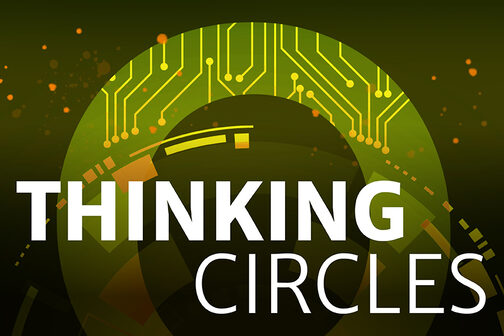 Grafik mit Schriftzug Thinking Circles